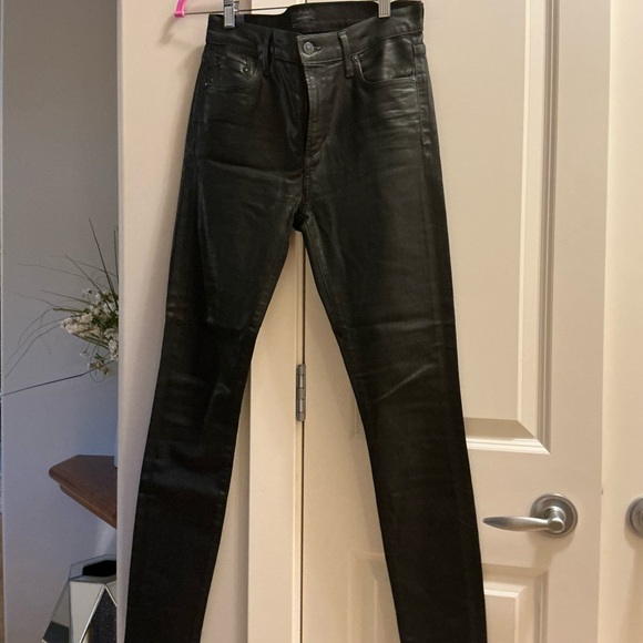 Citizen of Humanity Coated Black Jeans PERFECT CONDITION - Picture 3 of 9